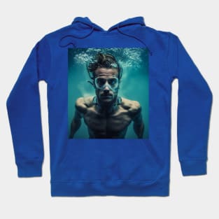 underwater diver shirt Hoodie